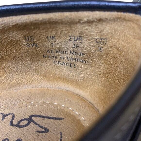 Naturalizer Natural Soul Gacee Black Leather Loafers Size 9W - Picture 9 of 9